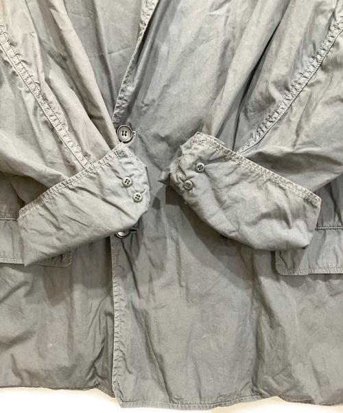 Graphpaper（グラフペーパー）Graphpaper (グラフペーパー) Garment Dyed Poplin Oversized Double Jacket グレー サイズ:Fの古着・服飾アイテム