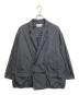 Graphpaper（グラフペーパー）の古着「Garment Dyed Poplin Oversized Double Jacket」｜グレー