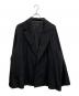 blanc YM（ブランワイエム）の古着「Oversize Welt pocket JKT ウールテーラードジャケット」｜ブラック