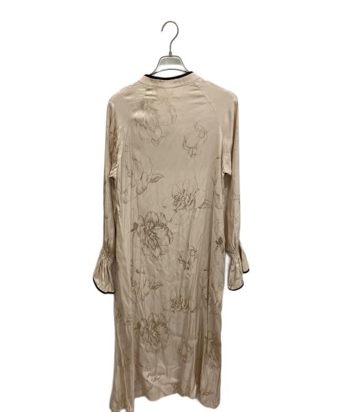 sahara（サハラ）sahara (サハラ) Piping Flower Dress ワンピース ベージュ サイズ:Freeの古着・服飾アイテム
