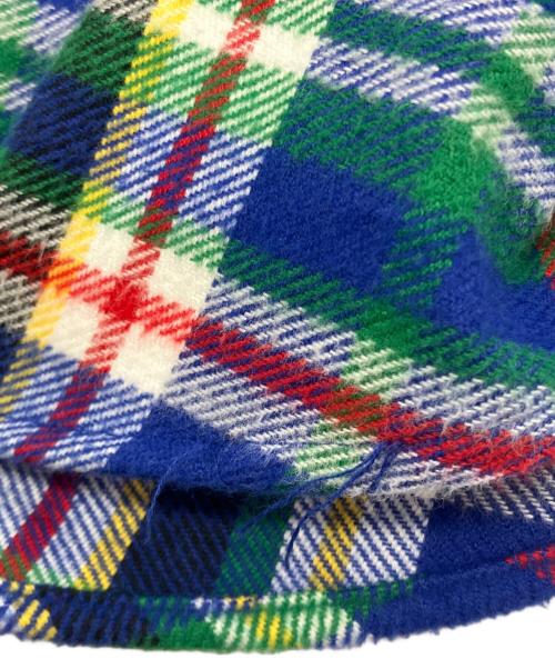 POLO RALPH LAUREN（ポロ・ラルフローレン）POLO RALPH LAUREN (ポロ・ラルフローレン) プラッド フランネル ワークシャツ ブルー×イエロー サイズ:Lの古着・服飾アイテム