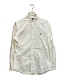 POLO RALPH LAUREN（ポロ・ラルフローレン）の古着「ボタンダウンシャツ」｜ホワイト