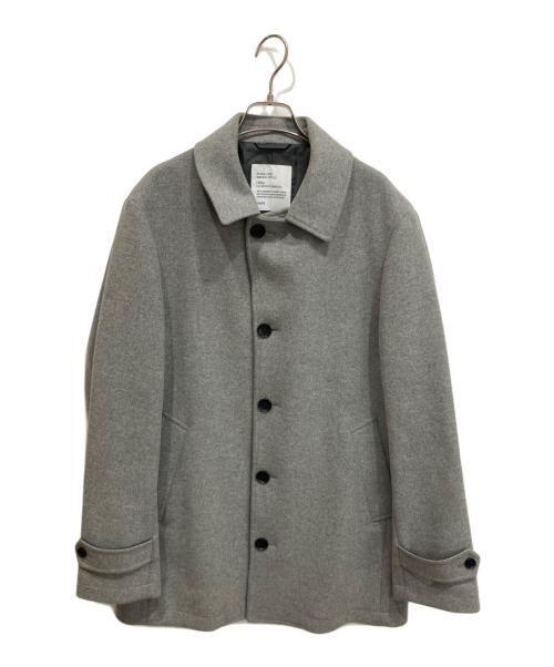 SHIPS（シップス）SHIPS (シップス) スーパー160'S メリノウール メルトン シングル ピーコート グレー サイズ:XLの古着・服飾アイテム