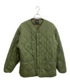 BEAMSビームス）の古着「ダウン ミリタリー ライナージャケット」｜オリーブ