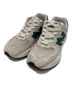 NEW BALANCEニューバランス）の古着「ローカットスニーカー」｜アイボリー×グリーン