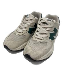 NEW BALANCE（ニューバランス）の古着「ローカットスニーカー」｜アイボリー×グリーン