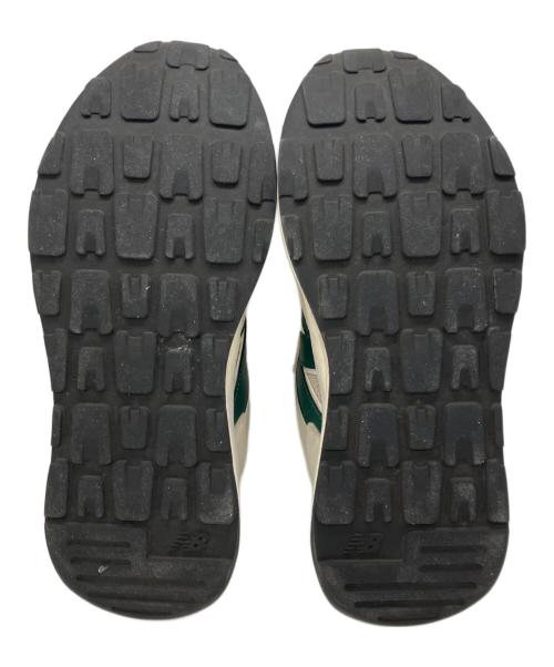 NEW BALANCE（ニューバランス）NEW BALANCE (ニューバランス) ローカットスニーカー アイボリー×グリーン サイズ:28の古着・服飾アイテム