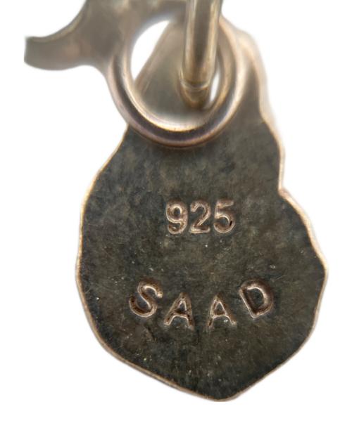 saad（サード）SAAD (サード) ブランズ太陽神 アラベスクティアドロップ ネックレス シルバー×ゴールドの古着・服飾アイテム