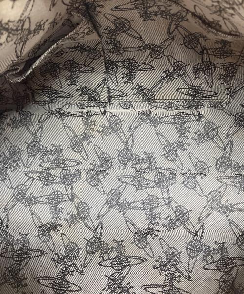 Vivienne Westwood（ヴィヴィアンウエストウッド）Vivienne Westwood (ヴィヴィアンウエストウッド) タータンチェック柄ダービーボストンバッグ オレンジの古着・服飾アイテム