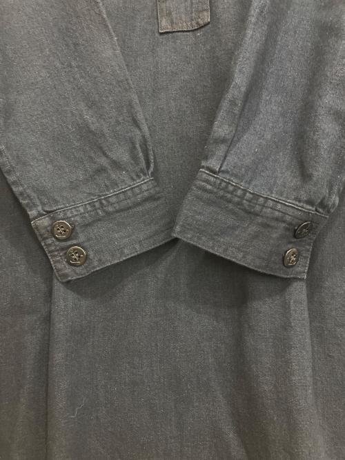 POLO RALPH LAUREN（ポロ・ラルフローレン）POLO RALPH LAUREN (ポロ・ラルフローレン) デニム ミリタリー シャツドレス ワンピース ネイビー サイズ:S 未使用品の古着・服飾アイテム