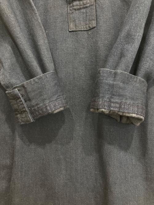 POLO RALPH LAUREN（ポロ・ラルフローレン）POLO RALPH LAUREN (ポロ・ラルフローレン) デニム ミリタリー シャツドレス ワンピース ネイビー サイズ:S 未使用品の古着・服飾アイテム