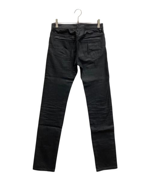 DIOR HOMME（ディオール オム）DIOR HOMME (ディオール オム) シャープノーテーション デニムパンツ エディ期 ブラック サイズ:size71cmの古着・服飾アイテム