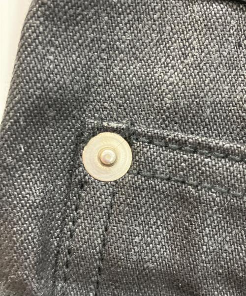 DIOR HOMME（ディオール オム）DIOR HOMME (ディオール オム) シャープノーテーション デニムパンツ エディ期 ブラック サイズ:size71cmの古着・服飾アイテム