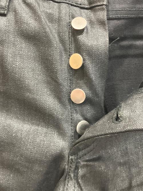 DIOR HOMME（ディオール オム）DIOR HOMME (ディオール オム) シャープノーテーション デニムパンツ エディ期 ブラック サイズ:size71cmの古着・服飾アイテム