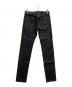 DIOR HOMME (ディオール オム) シャープノーテーション デニムパンツ エディ期 ブラック サイズ:size71cm：75000円
