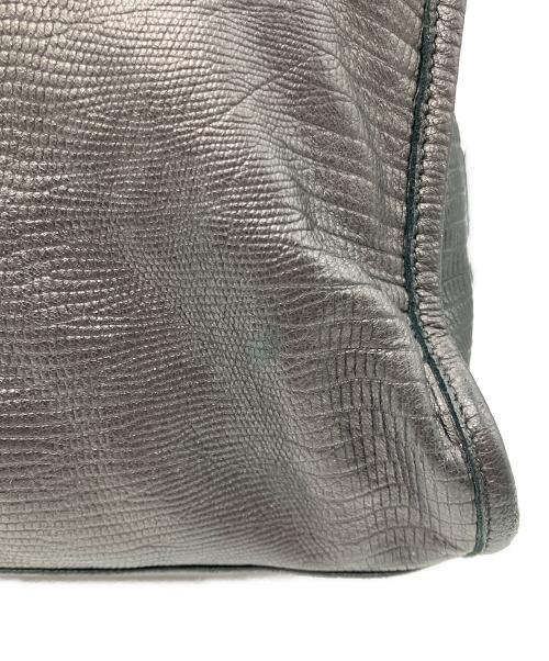 BALENCIAGA（バレンシアガ）BALENCIAGA (バレンシアガ) ザ・シティ リザード風型押し2WAYバッグ ブラックの古着・服飾アイテム
