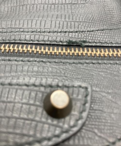 BALENCIAGA（バレンシアガ）BALENCIAGA (バレンシアガ) ザ・シティ リザード風型押し2WAYバッグ ブラックの古着・服飾アイテム