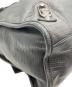 中古・古着 BALENCIAGA (バレンシアガ) ザ・シティ リザード風型押し2WAYバッグ ブラック：180000円