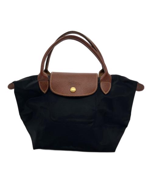 LONGCHAMP（ロンシャン）LONGCHAMP (ロンシャン) ル プリアージュ オリジナル S トップハンドルバッグ ブラックの古着・服飾アイテム