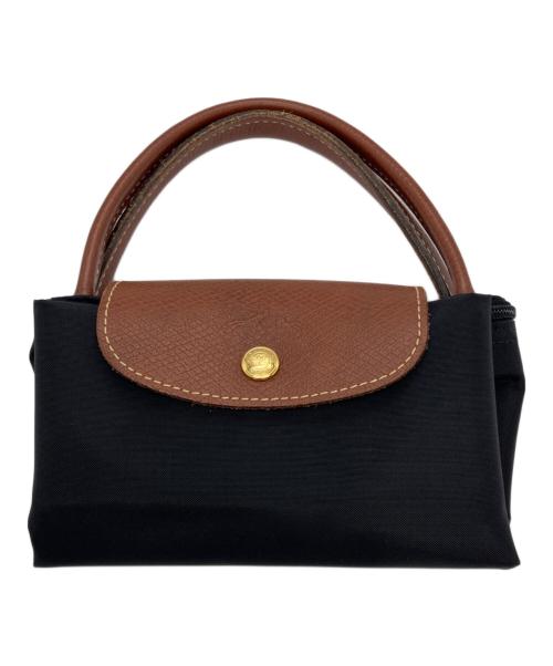 LONGCHAMP（ロンシャン）LONGCHAMP (ロンシャン) ル プリアージュ オリジナル S トップハンドルバッグ ブラックの古着・服飾アイテム