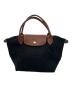 LONGCHAMP（ロンシャン）の古着「ル プリアージュ オリジナル S トップハンドルバッグ」｜ブラック