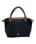 LONGCHAMP (ロンシャン) ル プリアージュ オリジナル S トップハンドルバッグ ブラック：10000円