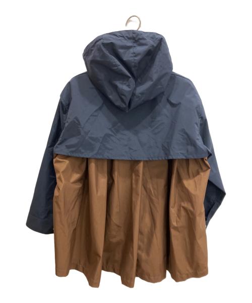 KELTY（ケルティ）KELTY (ケルティ) studio clip (スタジオクリップ) コラボマウンテンパーカー ネイビー×ブラウン サイズ:Freeの古着・服飾アイテム