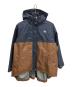 KELTY（ケルティ）の古着「コラボマウンテンパーカー」｜ネイビー×ブラウン