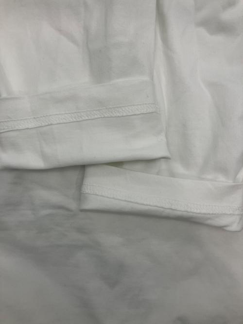 BALENCIAGA（バレンシアガ）BALENCIAGA (バレンシアガ) 22SS PALIS ロゴプリント ロングスリーブカットソー ホワイト サイズ:3の古着・服飾アイテム