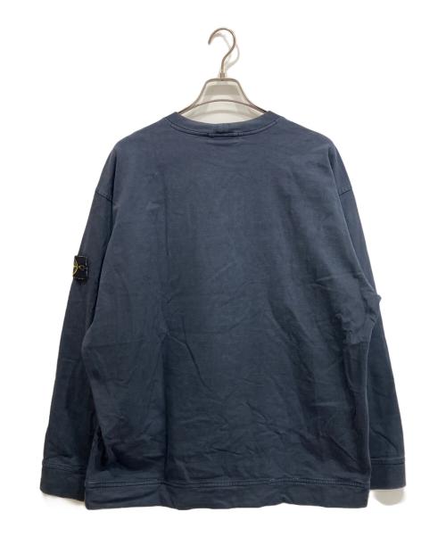 STONE ISLAND（ストーンアイランド）STONE ISLAND (ストーンアイランド) HEAVY COTTON JERSEY GARMENT DYEDカットソー ネイビー サイズ:3XLの古着・服飾アイテム