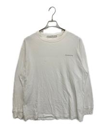 ALEXANDER WANG（アレキサンダー・ワン）の古着「ロゴロングスリーブカットソー」｜ホワイト