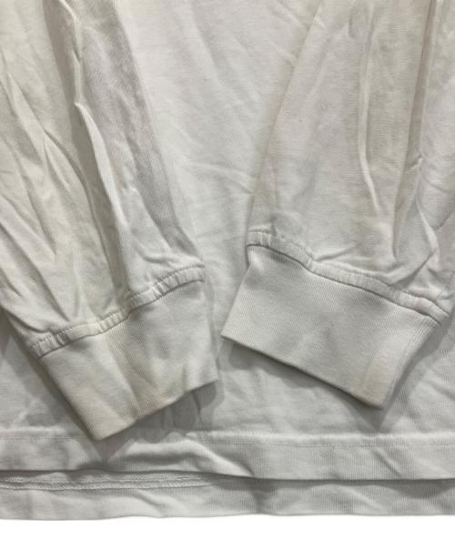 ALEXANDER WANG（アレキサンダー・ワン）ALEXANDER WANG (アレキサンダー・ワン) ロゴロングスリーブカットソー ホワイト サイズ:Lの古着・服飾アイテム