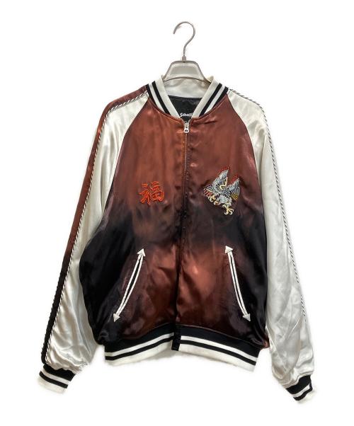 Schott（ショット）Schott (ショット) BATTLE ROYALE SUKA JACKET スカジャン ブラウン サイズ:Mの古着・服飾アイテム