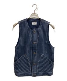 SCHOTT BROS.（ショットブロス）の古着「オールドヒッコリーデニムベスト」｜インディゴ