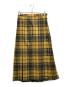 O'NEIL OF DUBLIN（オニール オブ ダブリン）の古着「英国製タータンチェック キルトスカート EASY LONG KILT」｜イエロー
