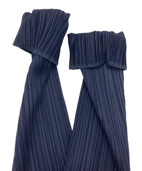 PLEATS PLEASE（プリーツプリーズ）PLEATS PLEASE (プリーツプリーズ) プリーツカーディガン ネイビー サイズ:size3の古着・服飾アイテム