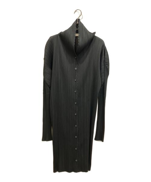PLEATS PLEASE（プリーツプリーズ）PLEATS PLEASE (プリーツプリーズ) プリーツワンピース ブラック サイズ:size4の古着・服飾アイテム