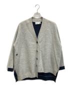 nagonstansナゴンスタンス）の古着「double-face cardigan/ダブルフェイス カーディガン」｜グレー