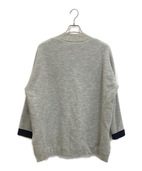 nagonstans（ナゴンスタンス）nagonstans (ナゴンスタンス) double-face cardigan/ダブルフェイス カーディガン グレー サイズ:Mの古着・服飾アイテム