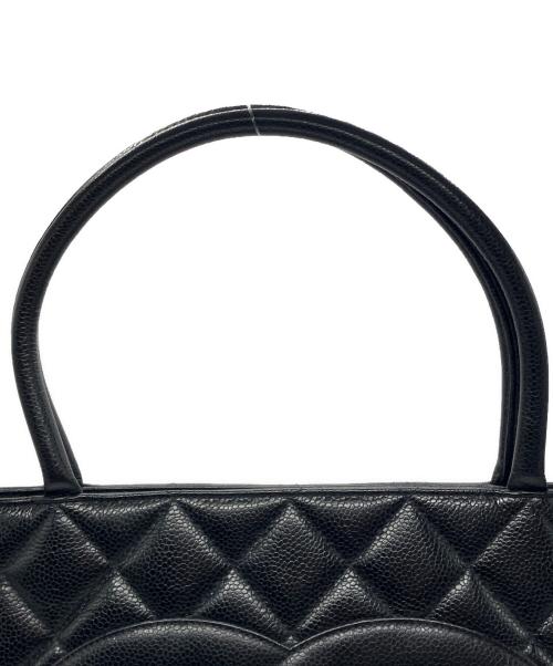 CHANEL（シャネル）CHANEL (シャネル) 復刻 キャビアスキン トートバッグ ブラックの古着・服飾アイテム