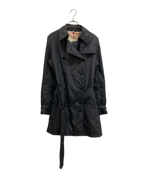 BURBERRY LONDON（バーバリーロンドン）BURBERRY LONDON (バーバリーロンドン) 裏ビッグチェック 中綿トレンチコート ブラック サイズ:27の古着・服飾アイテム