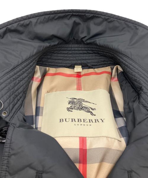 BURBERRY LONDON（バーバリーロンドン）BURBERRY LONDON (バーバリーロンドン) 裏ビッグチェック 中綿トレンチコート ブラック サイズ:27の古着・服飾アイテム