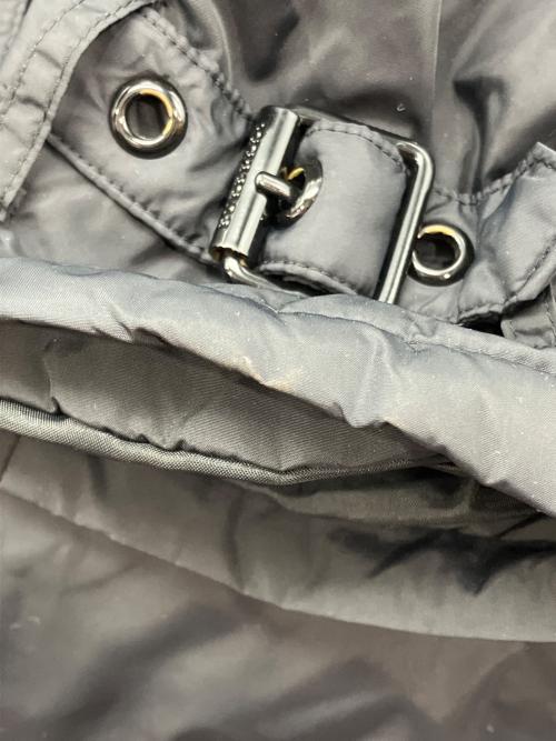 BURBERRY LONDON（バーバリーロンドン）BURBERRY LONDON (バーバリーロンドン) 裏ビッグチェック 中綿トレンチコート ブラック サイズ:27の古着・服飾アイテム