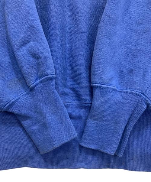 Champion REVERSE WEAVE（チャンピオン リバース ウィーブ）Champion REVERSE WEAVE (チャンピオン リバース ウィーブ) 90S MOMパッチワークスウェット ブルー サイズ:Lの古着・服飾アイテム