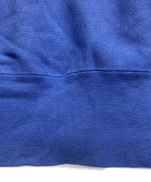 Champion REVERSE WEAVE（チャンピオン リバース ウィーブ）Champion REVERSE WEAVE (チャンピオン リバース ウィーブ) 90S MOMパッチワークスウェット ブルー サイズ:Lの古着・服飾アイテム