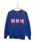 Champion REVERSE WEAVE（チャンピオン リバース ウィーブ）の古着「90S MOMパッチワークスウェット」｜ブルー