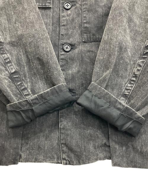 Y's for men（ワイズフォーメン）Y'S for men (ワイズフォーメン) 24AW BLEACHING DENIM BLOUSON WITH 5-POCKETS ブリーチジャケット ブラック サイズ:size3の古着・服飾アイテム