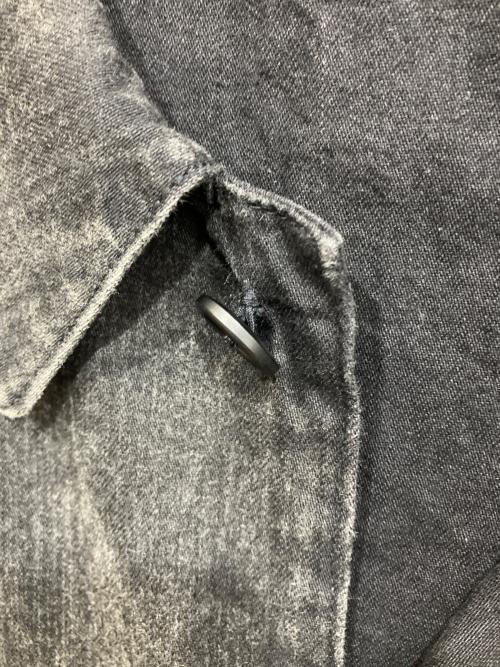 Y's for men（ワイズフォーメン）Y'S for men (ワイズフォーメン) 24AW BLEACHING DENIM BLOUSON WITH 5-POCKETS ブリーチジャケット ブラック サイズ:size3の古着・服飾アイテム