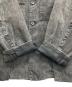 中古・古着 Y'S for men (ワイズフォーメン) 24AW BLEACHING DENIM BLOUSON WITH 5-POCKETS ブリーチジャケット ブラック サイズ:size3：40000円