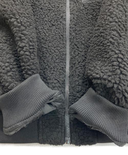GROUND Y（グラウンドワイ）GROUND Y (グラウンドワイ) New Era (ニューエラ) BOA BLOUSON GY LOGO フリースジャケット ブラック サイズ:ＸＬの古着・服飾アイテム